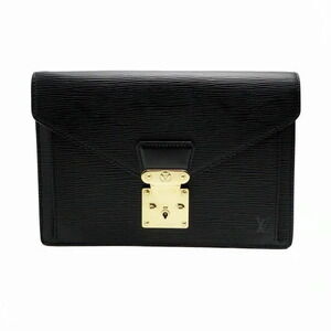 Louis Vuitton Shoulder Bag Epi Dragonne Noir Black